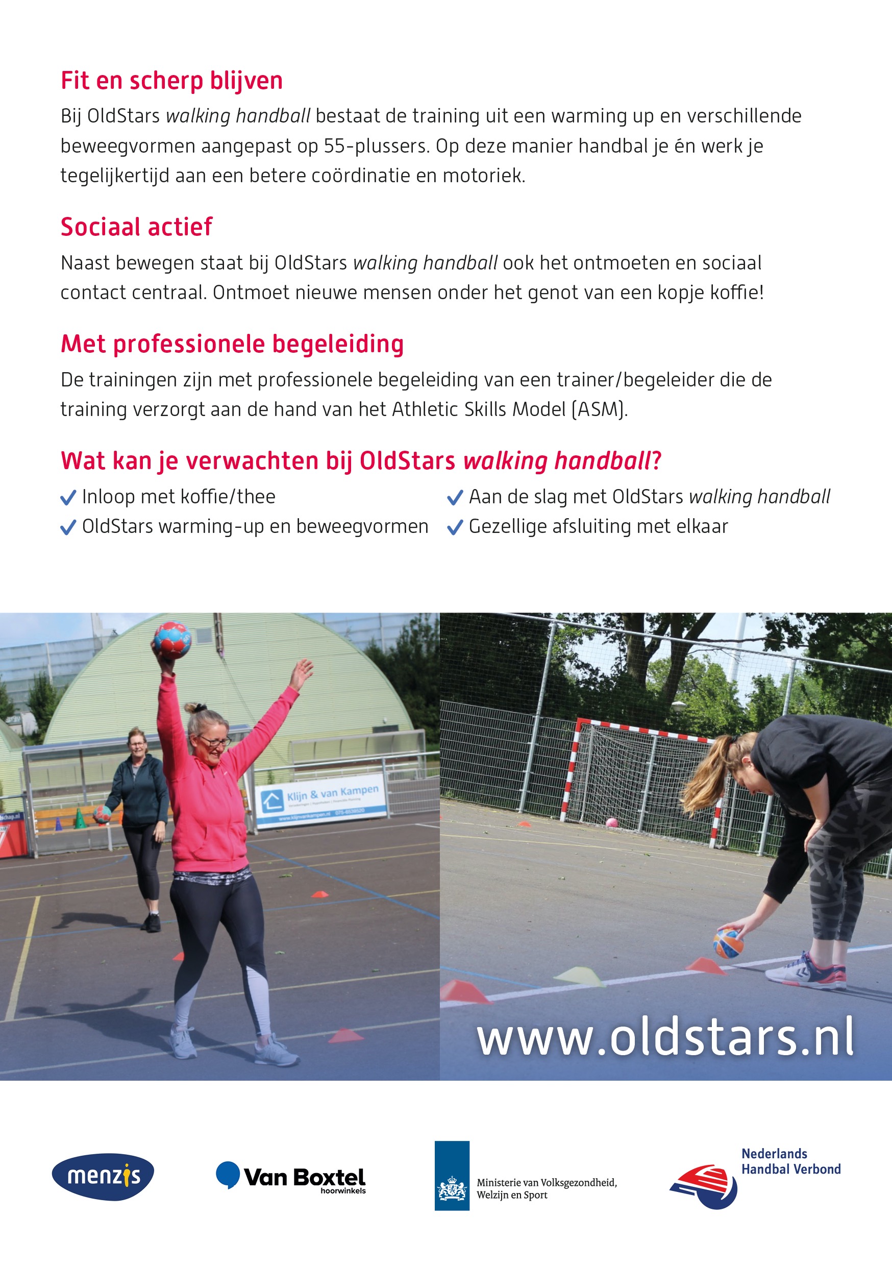 NOF OldStars Feyenoord flyer A5 staand achter