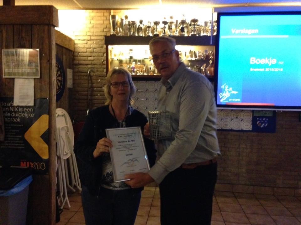 Nicolien benoemt tot erelid